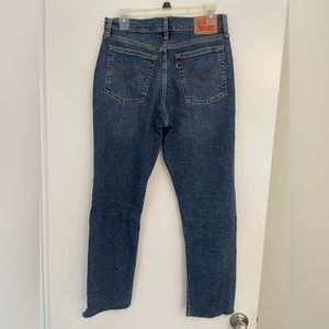 Levi’s Wedgie Straight Distressed Jeans
